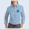 Ladies-3/4 Sleeve Easy Care Shirt Thumbnail