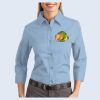 Ladies-3/4 Sleeve Easy Care Shirt Thumbnail