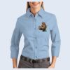 Ladies-3/4 Sleeve Easy Care Shirt Thumbnail