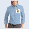Ladies-3/4 Sleeve Easy Care Shirt Thumbnail