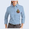 Ladies-3/4 Sleeve Easy Care Shirt Thumbnail