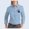 Ladies-3/4 Sleeve Easy Care Shirt Thumbnail