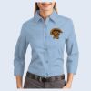 Ladies-3/4 Sleeve Easy Care Shirt Thumbnail