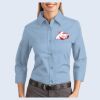 Ladies-3/4 Sleeve Easy Care Shirt Thumbnail