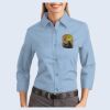 Ladies-3/4 Sleeve Easy Care Shirt Thumbnail