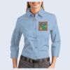 Ladies-3/4 Sleeve Easy Care Shirt Thumbnail