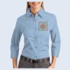 Ladies-3/4 Sleeve Easy Care Shirt Thumbnail