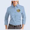 Ladies-3/4 Sleeve Easy Care Shirt Thumbnail