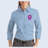 Ladies-3/4 Sleeve Easy Care Shirt Thumbnail