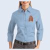 Ladies-3/4 Sleeve Easy Care Shirt Thumbnail