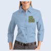 Ladies-3/4 Sleeve Easy Care Shirt Thumbnail