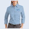 Ladies-3/4 Sleeve Easy Care Shirt Thumbnail