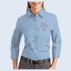 Ladies-3/4 Sleeve Easy Care Shirt Thumbnail