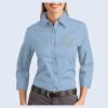 Ladies-3/4 Sleeve Easy Care Shirt Thumbnail