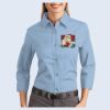 Ladies-3/4 Sleeve Easy Care Shirt Thumbnail