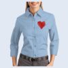 Ladies-3/4 Sleeve Easy Care Shirt Thumbnail