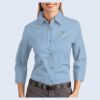 Ladies-3/4 Sleeve Easy Care Shirt Thumbnail