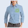 Ladies-3/4 Sleeve Easy Care Shirt Thumbnail