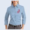 Ladies-3/4 Sleeve Easy Care Shirt Thumbnail