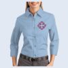 Ladies-3/4 Sleeve Easy Care Shirt Thumbnail