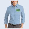 Ladies-3/4 Sleeve Easy Care Shirt Thumbnail