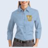 Ladies-3/4 Sleeve Easy Care Shirt Thumbnail