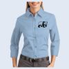 Ladies-3/4 Sleeve Easy Care Shirt Thumbnail