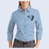 Ladies-3/4 Sleeve Easy Care Shirt Thumbnail