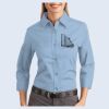 Ladies-3/4 Sleeve Easy Care Shirt Thumbnail