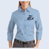 Ladies-3/4 Sleeve Easy Care Shirt Thumbnail