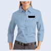 Ladies-3/4 Sleeve Easy Care Shirt Thumbnail