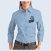 Ladies-3/4 Sleeve Easy Care Shirt Thumbnail