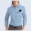 Ladies-3/4 Sleeve Easy Care Shirt Thumbnail