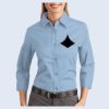 Ladies-3/4 Sleeve Easy Care Shirt Thumbnail