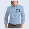 Ladies-3/4 Sleeve Easy Care Shirt Thumbnail