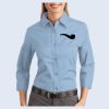 Ladies-3/4 Sleeve Easy Care Shirt Thumbnail