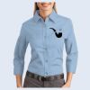 Ladies-3/4 Sleeve Easy Care Shirt Thumbnail