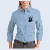 Ladies-3/4 Sleeve Easy Care Shirt Thumbnail