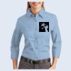 Ladies-3/4 Sleeve Easy Care Shirt Thumbnail