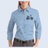Ladies-3/4 Sleeve Easy Care Shirt Thumbnail