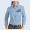 Ladies-3/4 Sleeve Easy Care Shirt Thumbnail
