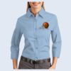 Ladies-3/4 Sleeve Easy Care Shirt Thumbnail