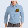 Ladies-3/4 Sleeve Easy Care Shirt Thumbnail