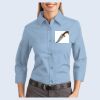 Ladies-3/4 Sleeve Easy Care Shirt Thumbnail