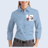 Ladies-3/4 Sleeve Easy Care Shirt Thumbnail