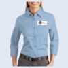 Ladies-3/4 Sleeve Easy Care Shirt Thumbnail