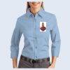 Ladies-3/4 Sleeve Easy Care Shirt Thumbnail