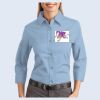 Ladies-3/4 Sleeve Easy Care Shirt Thumbnail