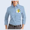 Ladies-3/4 Sleeve Easy Care Shirt Thumbnail