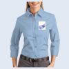 Ladies-3/4 Sleeve Easy Care Shirt Thumbnail